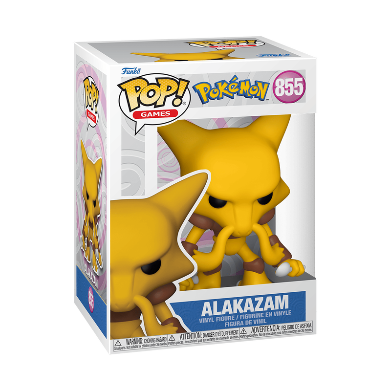 Funko Pop! Games Pokemon - Alakazam #855 With Protector