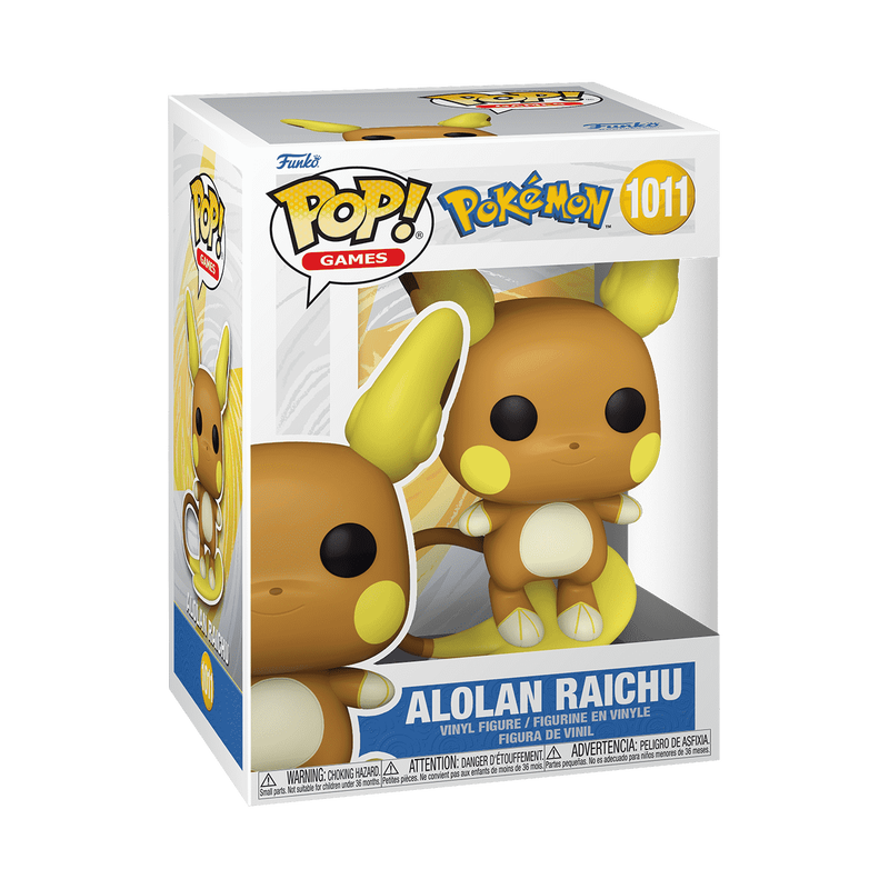 Funko Pop! Games: Pokemon - Alolan Raichu #1011 With Protector