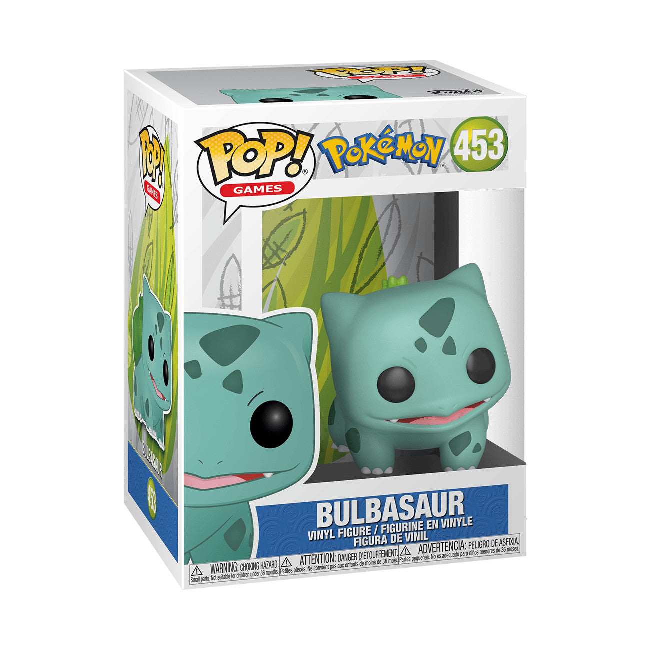 Funko Pop! Games Pokemon - Bulbasaur #453 With Protector