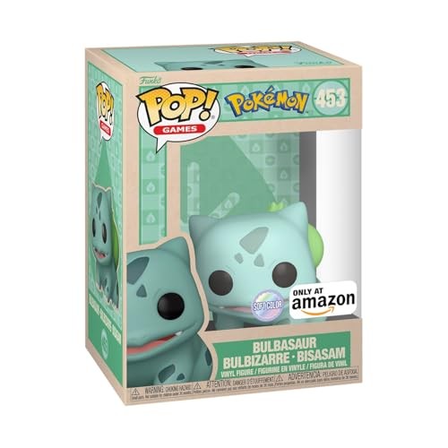 Funko Pop! Games: Pokemon - Bulbasaur (Soft Color) Exclusive #453 With Protector