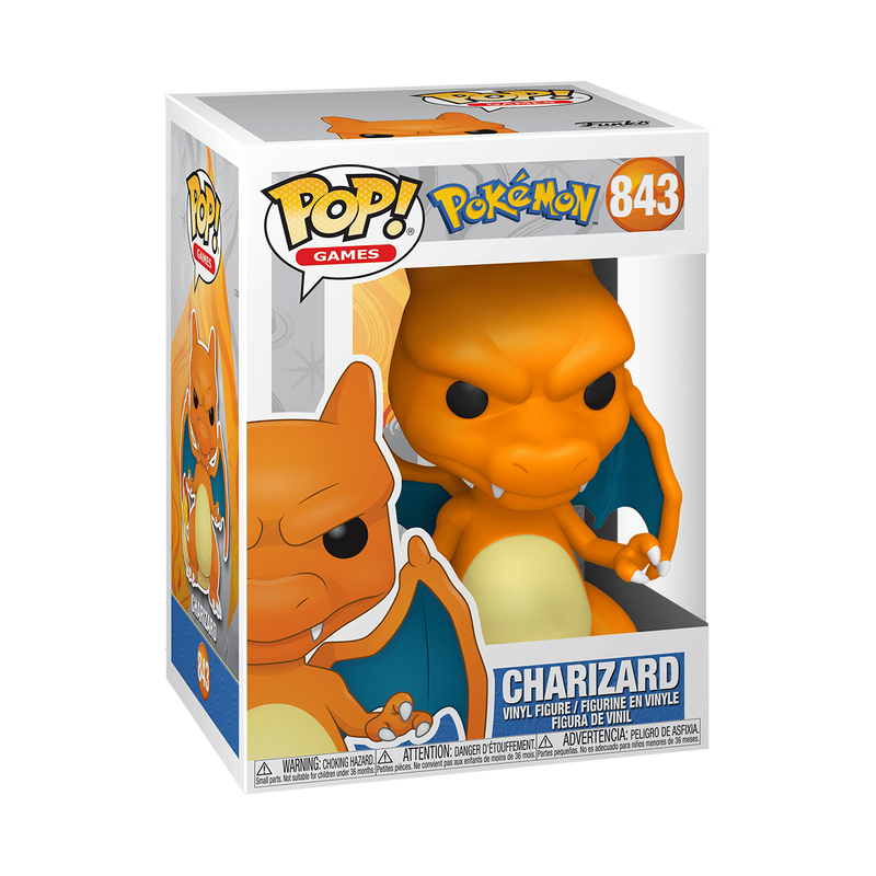 Funko Pop! Games: Pokemon - Charizard #843 With Protector