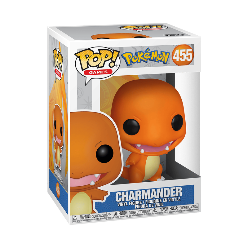 Funko Pop Pokémon Kanto Starters 4-Pack Bundle featuring Pikachu 353, Bulbasaur 453, Charmander 455, and Squirtle 504 in individual protectors