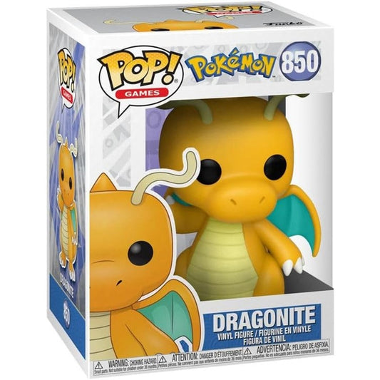 Funko Pop! Games: Pokemon - Dragonite #850 With Protector