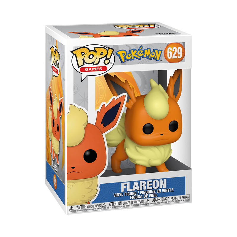 Funko Pop! Games Pokemon - Flareon #629 With Protector