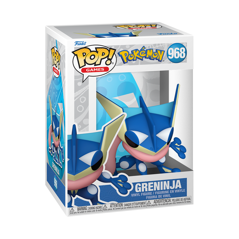 Funko Pop! Games Pokemon - Greninja #968 With Protector