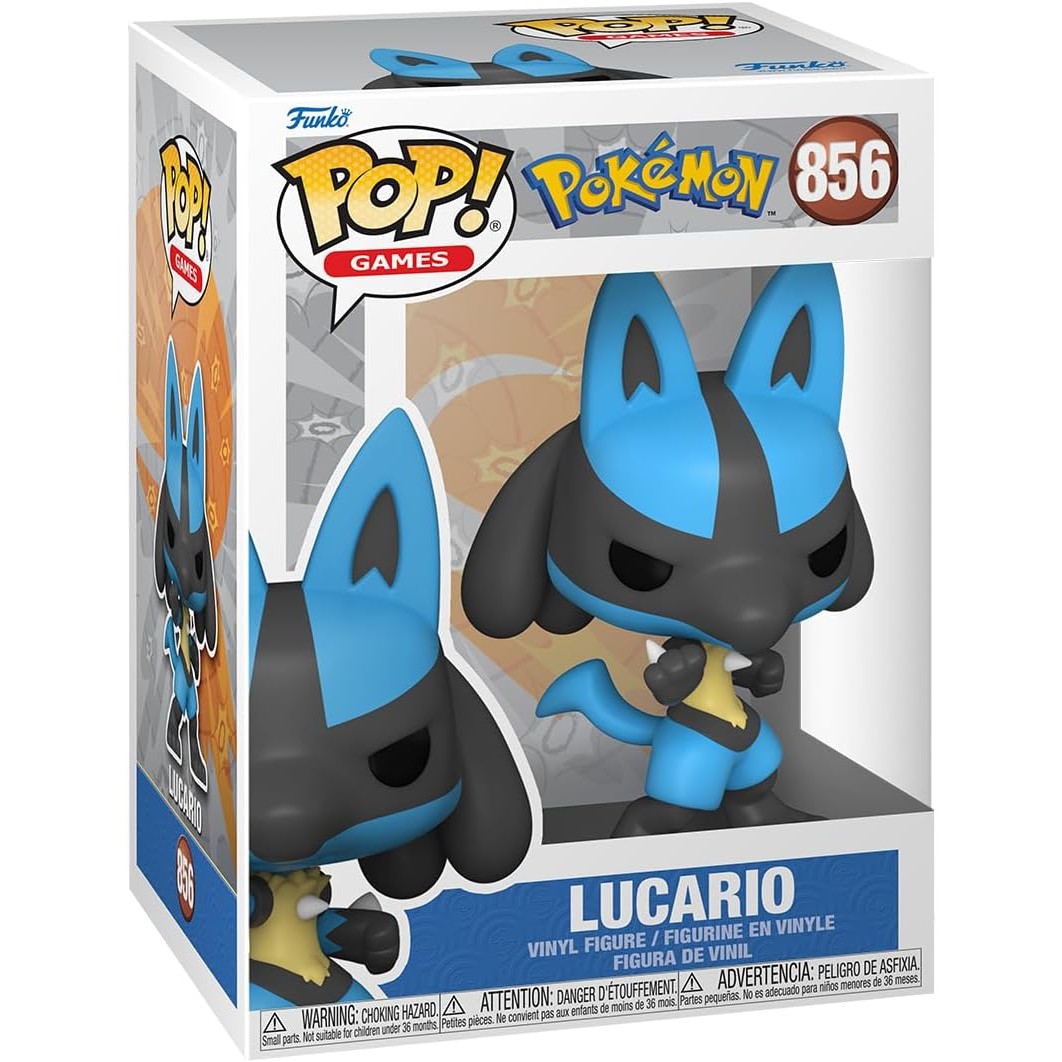 Funko Pop! Games! Pokemon - Lucario #856 With Protector
