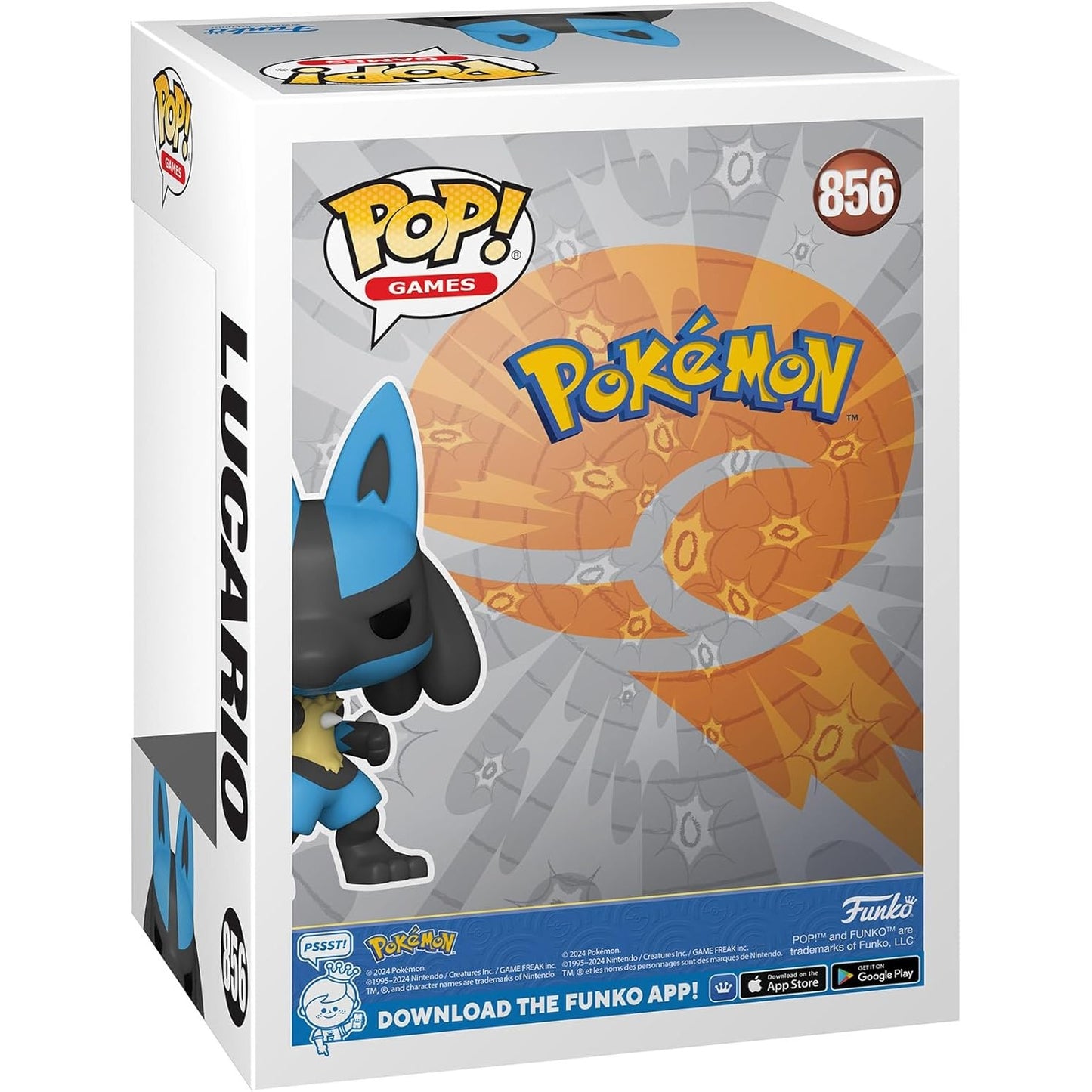Funko Pop! Games! Pokemon - Lucario #856 With Protector