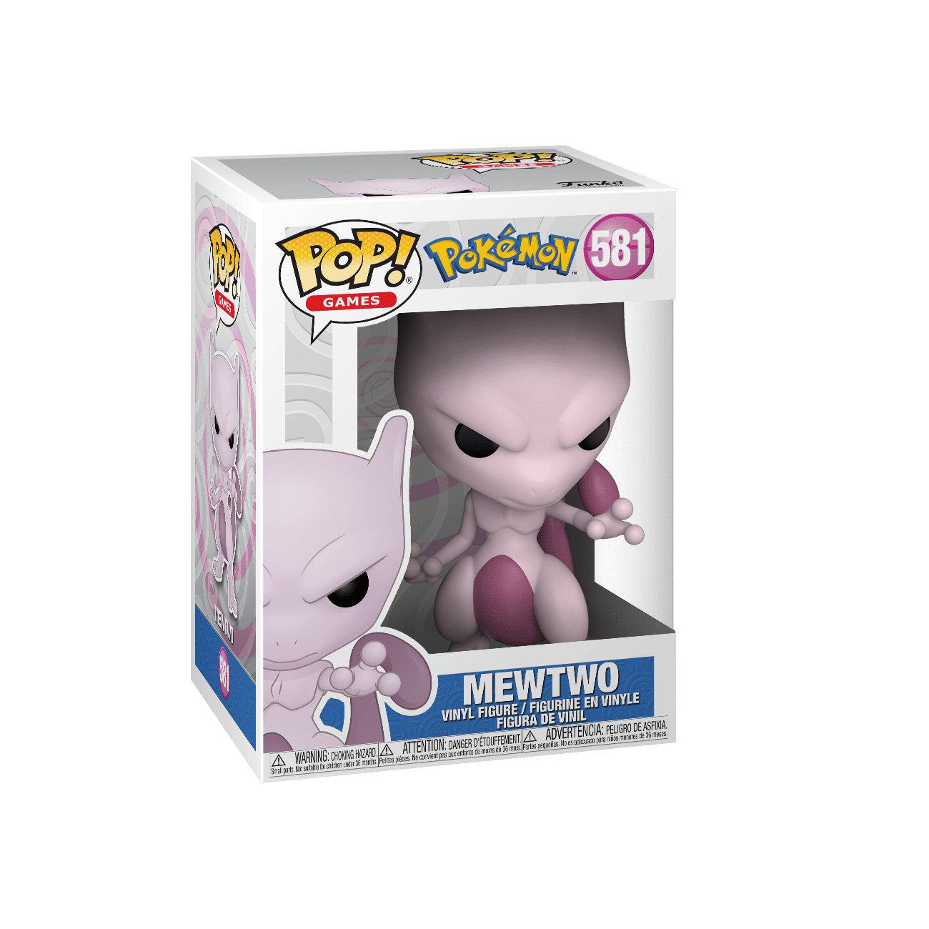 Funko Pop! Games Pokemon - Mewtwo #581 With Protector
