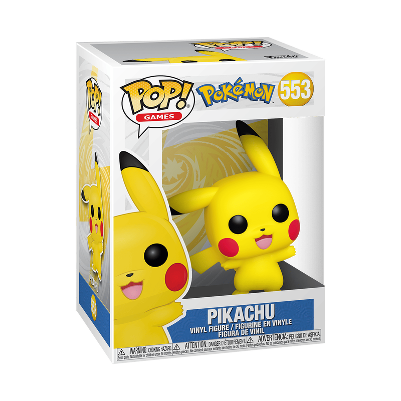 Funko Pop! Games: Pokemon - Pikachu #553 With Protector
