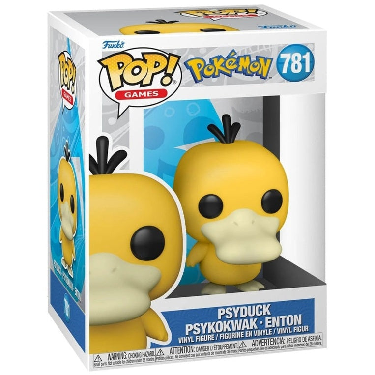 Funko Pop! Games: Pokemon - Psyduck #781 With Protector