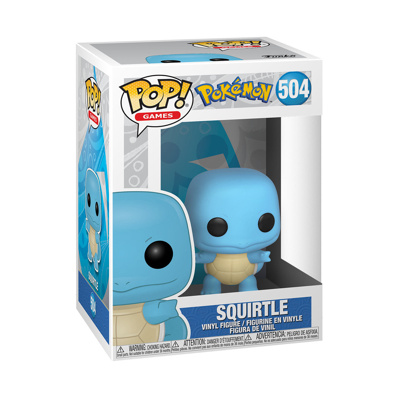 Funko Pop Pokémon Kanto Starters 4-Pack Bundle featuring Pikachu 353, Bulbasaur 453, Charmander 455, and Squirtle 504 in individual protectors