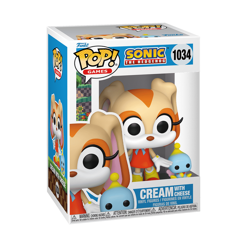 Funko Pop! Games Sonic The Hedgehog - Cream with Cheese #1034 With Protector