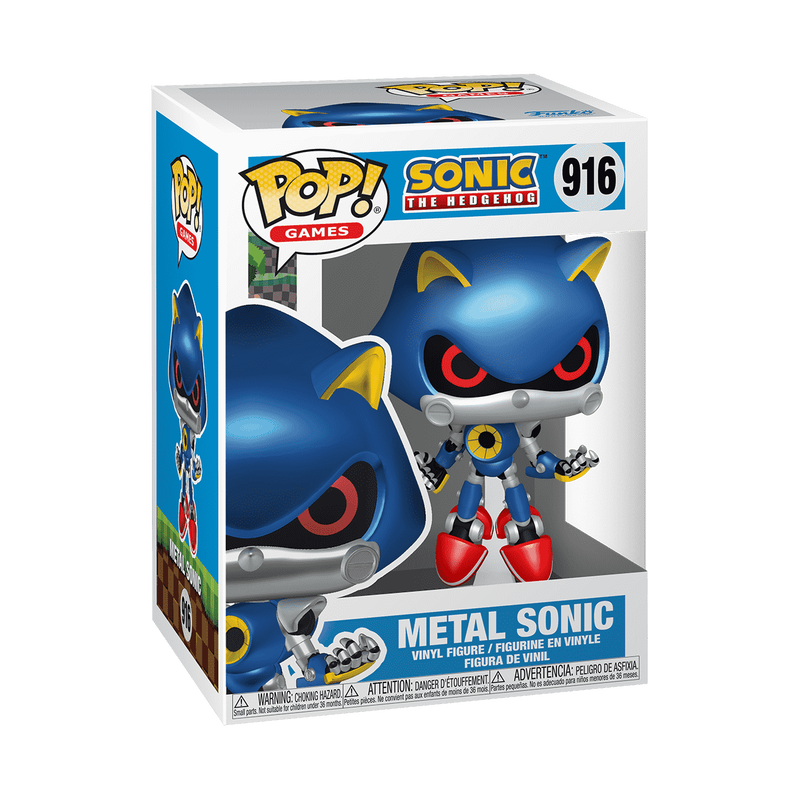 Funko Pop! Games: Sonic The Hedgehog - Metal Sonic #916 With Protector