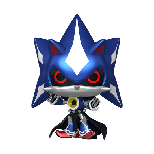 Funko Pop! Games Sonic The Hedgehog - Neo Metal Sonic (Metallic) #1118 With Protector