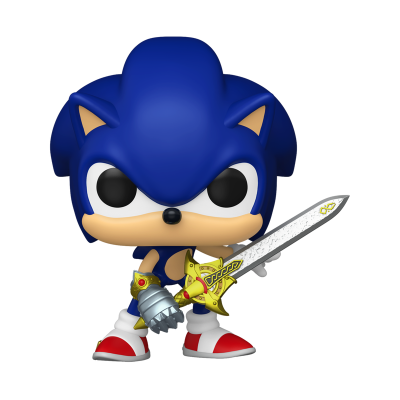 Funko Pop! Games: Sonic the Hedgehog – Sonic with Caliburn Limited Edition #1106 With Protector