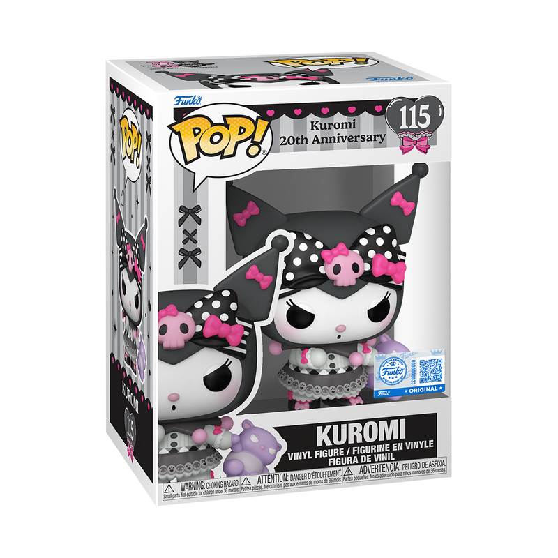 Funko Pop! Hello Kitty and Friends - Kuromi with Baku (20th Anniversary) #115 With Protector