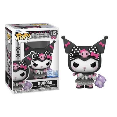 Funko Pop! Hello Kitty and Friends - Kuromi with Baku (20th Anniversary) #115 With Protector