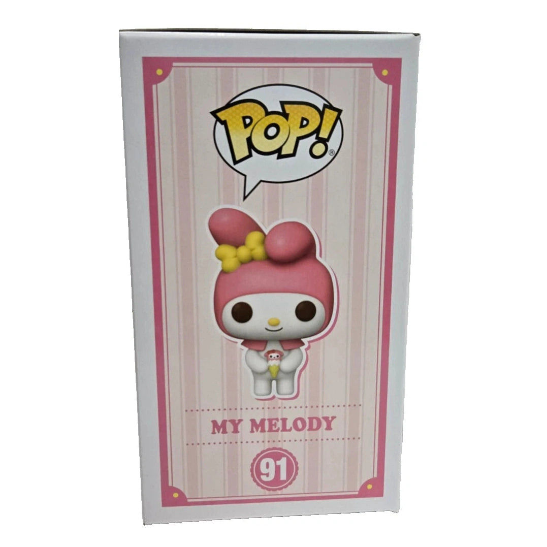Funko Pop! Hello Kitty And Friends - My Melody as Ice Cream #91 GITD Toystop Exclusive With Protector