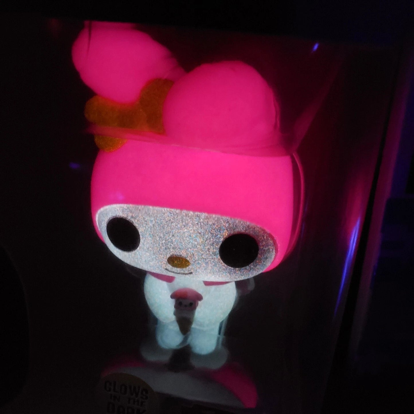 Funko Pop! Hello Kitty And Friends - My Melody as Ice Cream #91 GITD Toystop Exclusive With Protector
