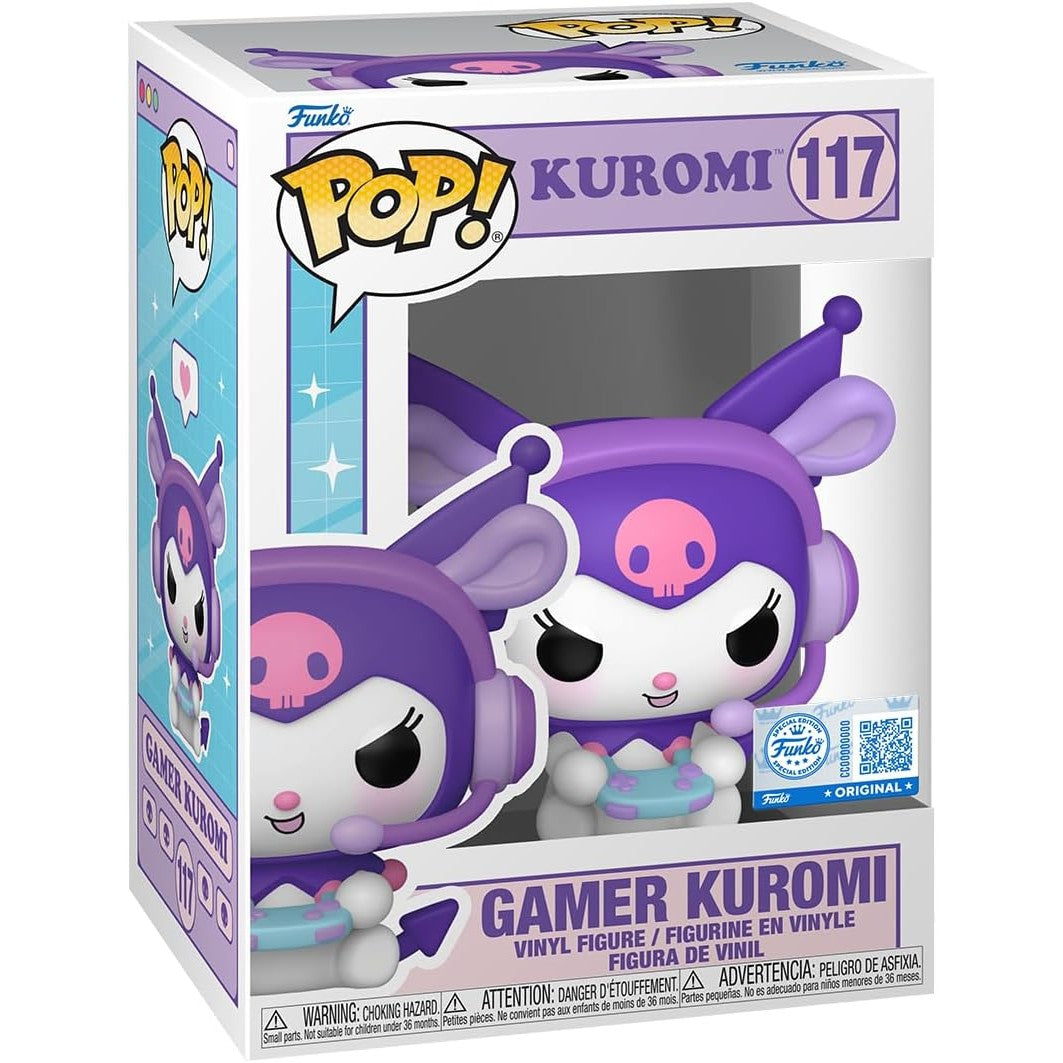 Funko Pop! Hello Kitty - Gamer Kuromi Exclusive #117 With Protector