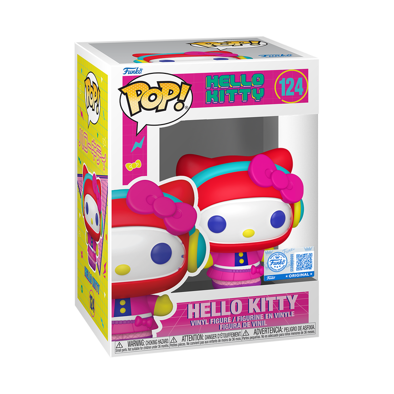Funko Pop! Hello Kitty - Hello Kitty (Arcade Outfit) Exclusive #124 With Protector