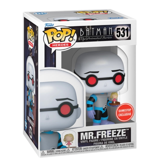 Funko Pop! Heroes: Batman Animated Series - Mr.Freeze GameStop Exclusive #531 With Protector