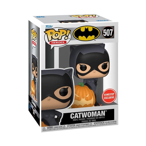 Funko Pop! Heroes: Batman - Catwoman GameStop Exclusive #507 With Protector