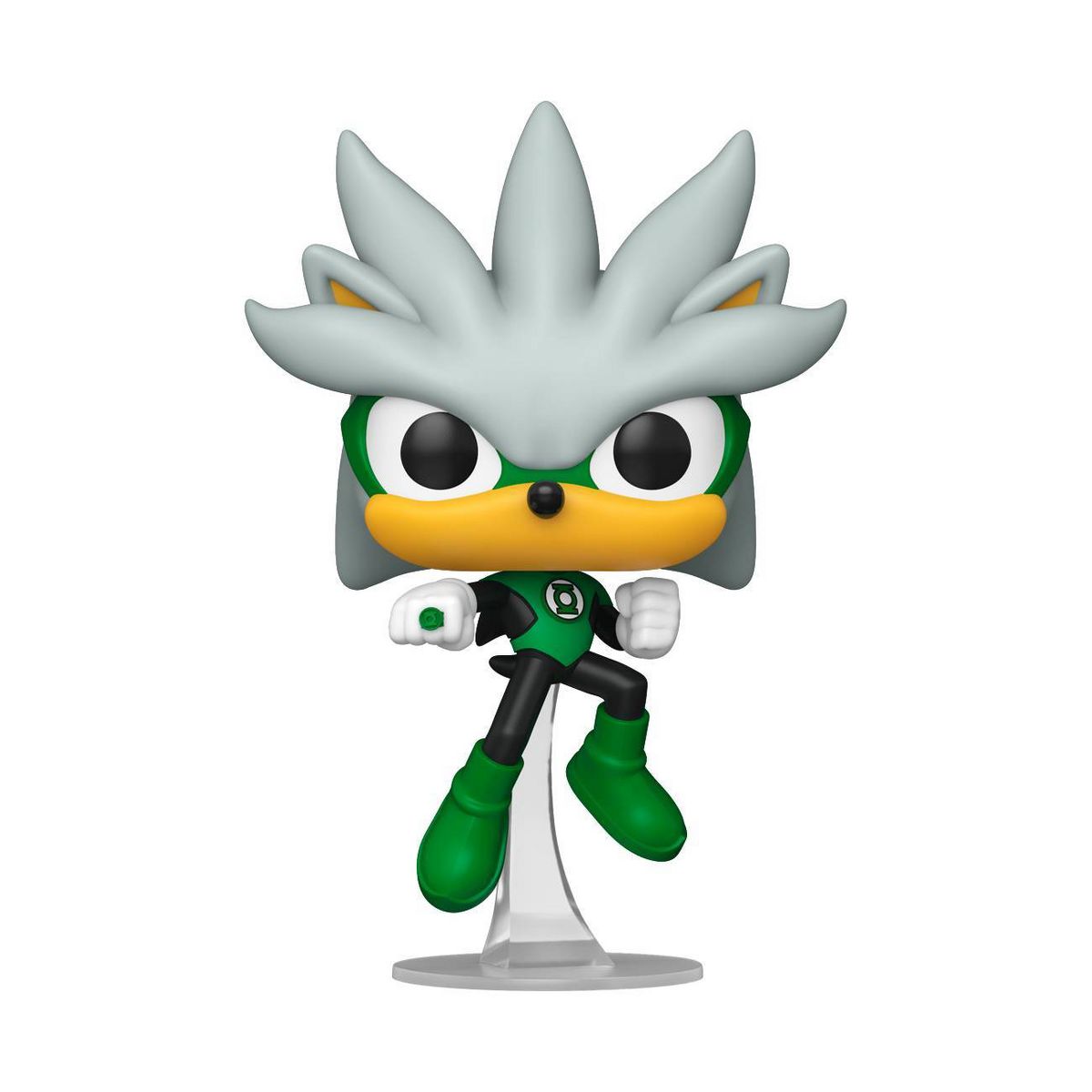 Funko Pop! Heroes - DC Justice League Silver / Green Lantern #592 With Protector