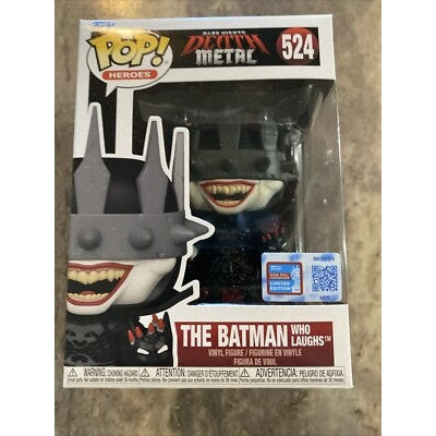 Funko Pop! Heroes: Death Metal - Batman Who Laughs Exclusive #524 With Protector