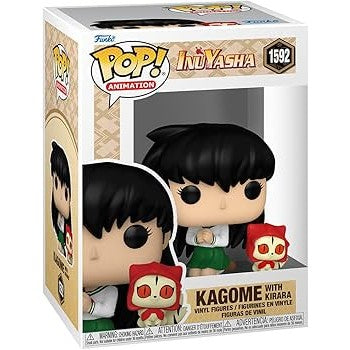 Funko Pop! Animation: InuYasha – Kagome with Kirara #1592 With Protector