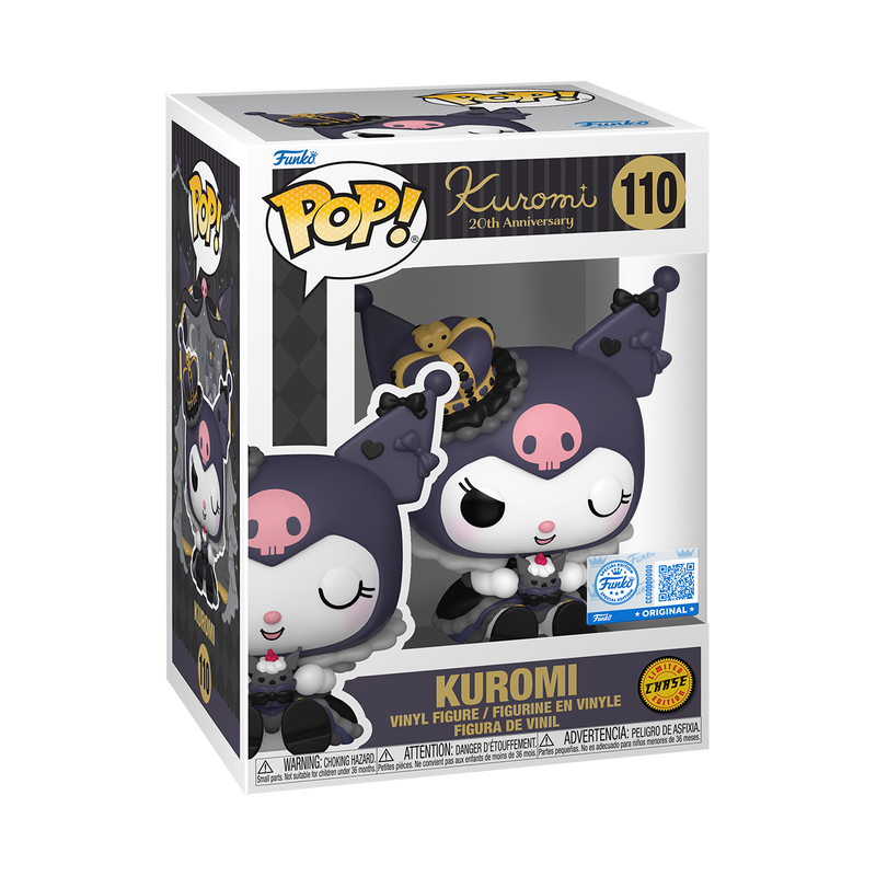 Funko Pop! Kuromi 20th Anniversary - Kuromi in Royal Outfit Chase Exclusive #110 With Protector
