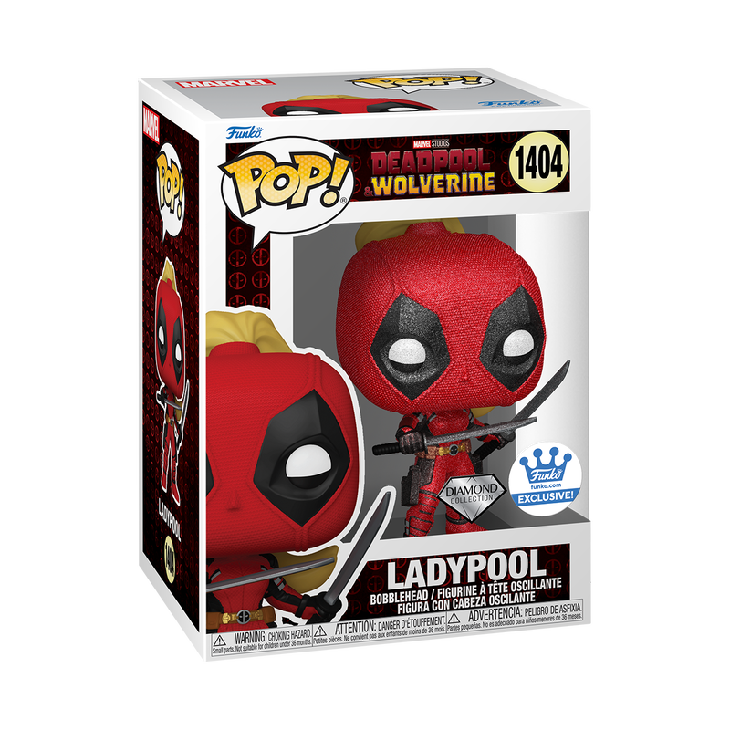 Funko Pop! Marvel: Deadpool & Wolverine Ladypool Diamond #1404 W Protector