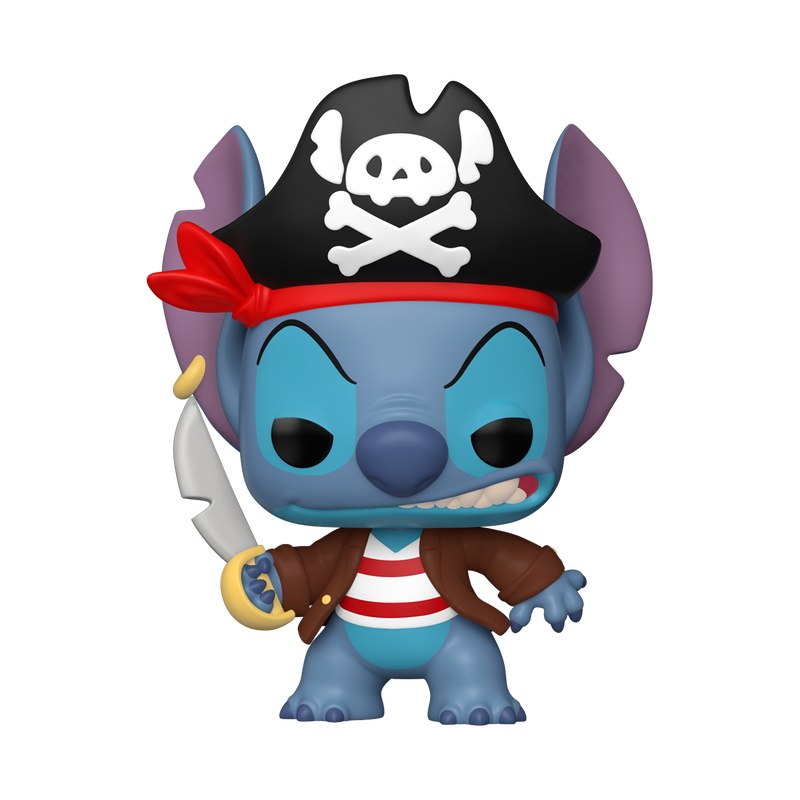 Funko Pop! Lilo and Stitch: Pirate Stitch 2025 Winter Convention #1659 With Protector