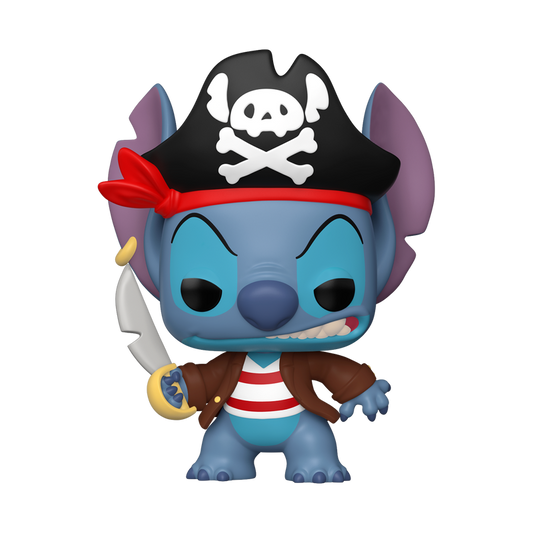Funko Pop! Lilo and Stitch: Pirate Stitch 2025 Winter Convention #1659 With Protector