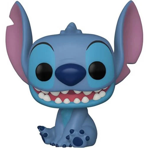 Funko Pop! Lilo and Stitch: Stitch (Smiling Seated) #1045 With Protector