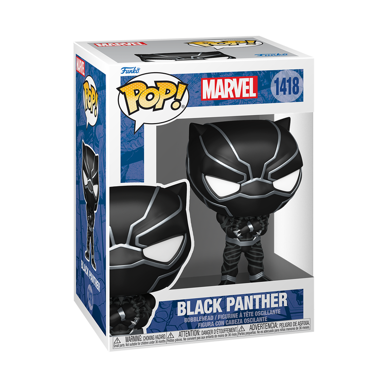 Funko Pop! Marvel Black Panther #1418 With Protector