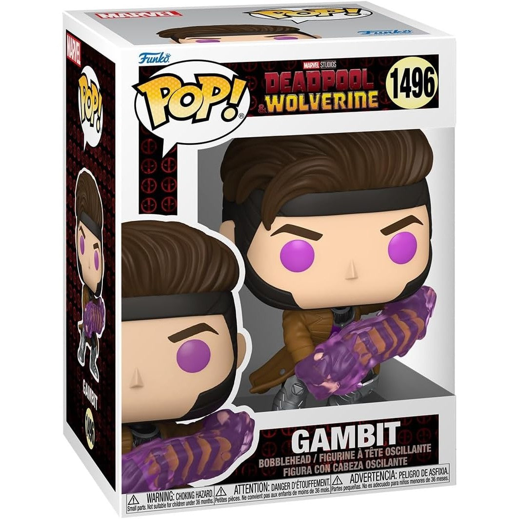 Funko Pop! Marvel: Deadpool & Wolverine - Gambit #1496 With Protector
