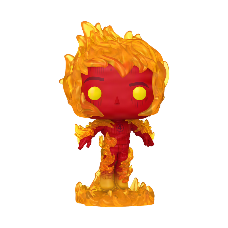 Funko Pop! Marvel: Fantastic Four First Steps - Human Torch #1517 With Protector