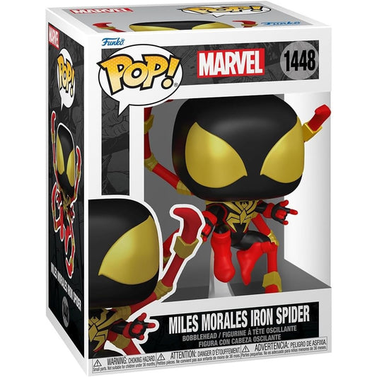 Funko Pop! Marvel Spider-Man - Miles Morales Iron Spider #1448 With Protector