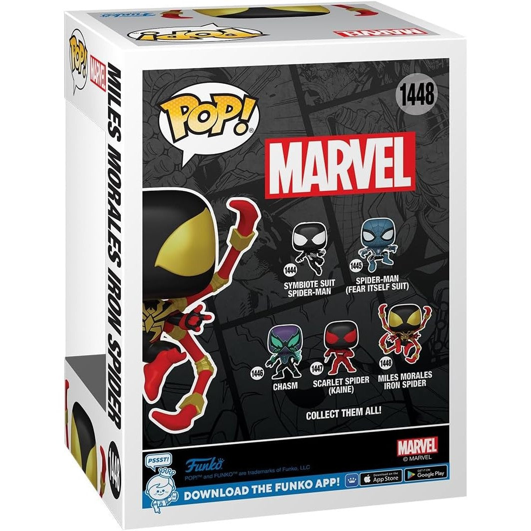 Funko Pop! Marvel Spider-Man - Miles Morales Iron Spider #1448 With Protector
