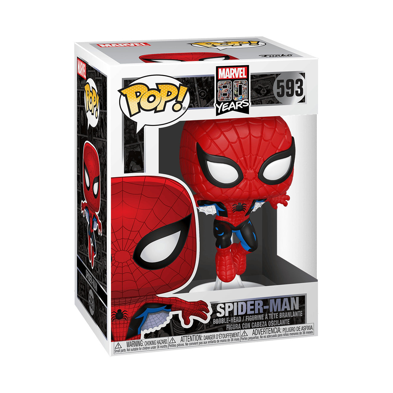Funko Pop! Marvel Spider-Man - Spider-Man No Way Home #593 With Protector