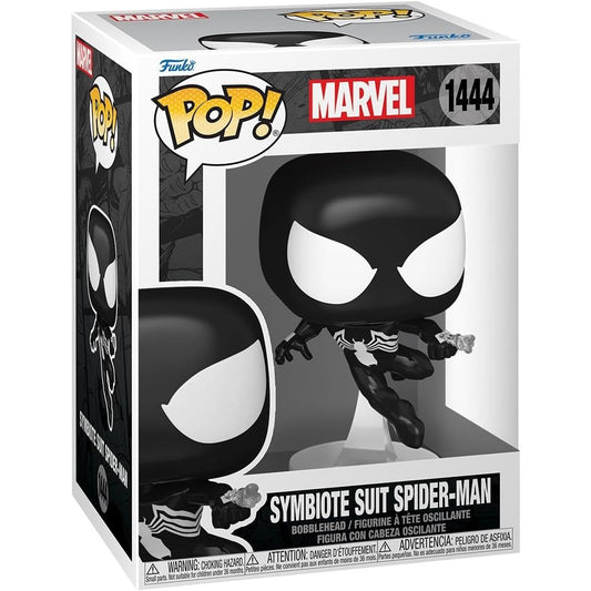 Funko Pop! Marvel Spider-Man - Symbiote Suit Spider-Man #1444 With Protector
