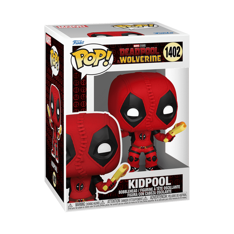 Funko Pop! Marvel Studios Deadpool and Wolverine - Kidpool #1402 With Protector