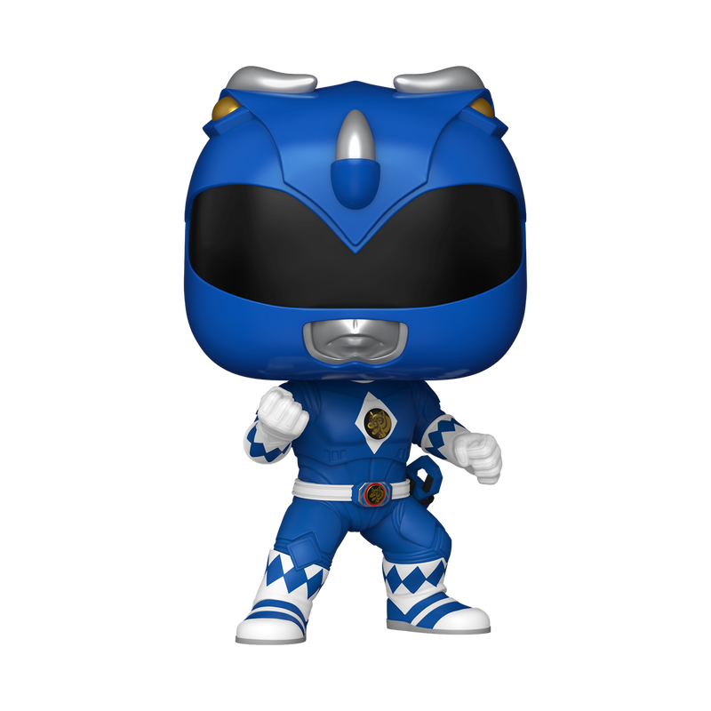 Funko Pop! Mighty Morphin Power Rangers The Movie - Blue Ranger #1777 With Protector