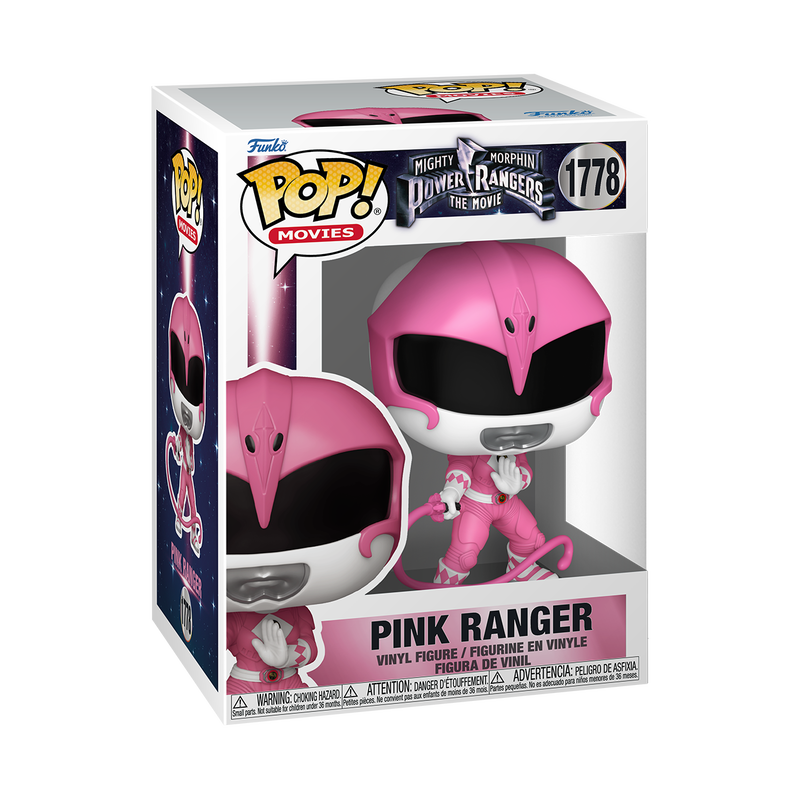 Funko Pop! Mighty Morphin Power Rangers The Movie - Pink Ranger #1778 With Protector