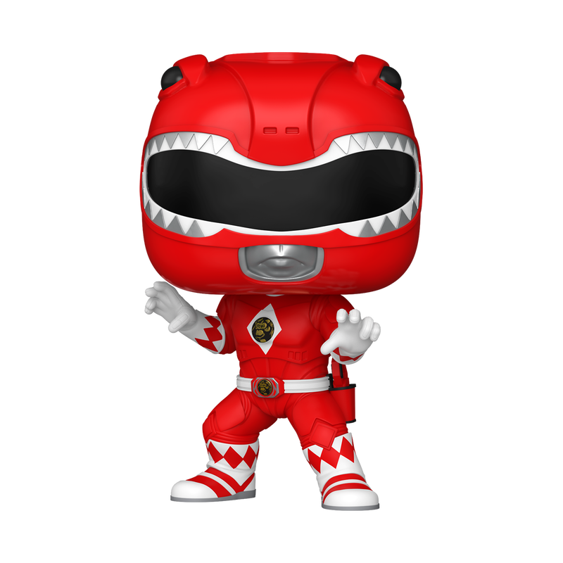 Funko Pop! Mighty Morphin Power Rangers The Movie - Red Ranger #1779 With Protector