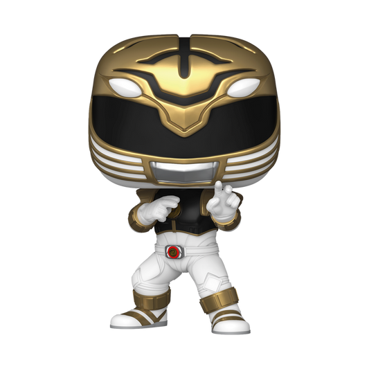 Funko Pop! Mighty Morphin Power Rangers The Movie - White Ranger #1780 With Protector