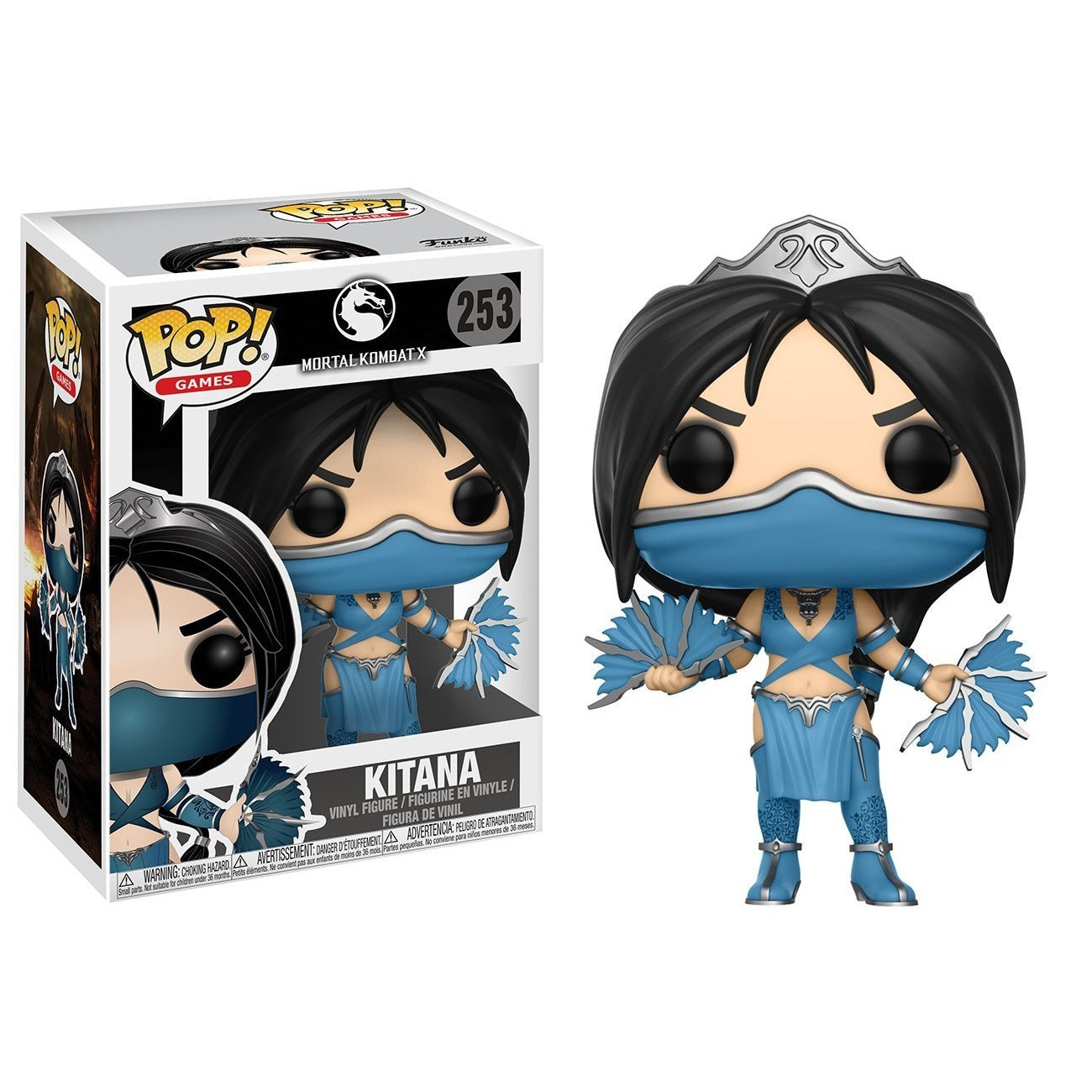 Funko Pop! Games: Mortal Kombat - Kitana #253 With Protector