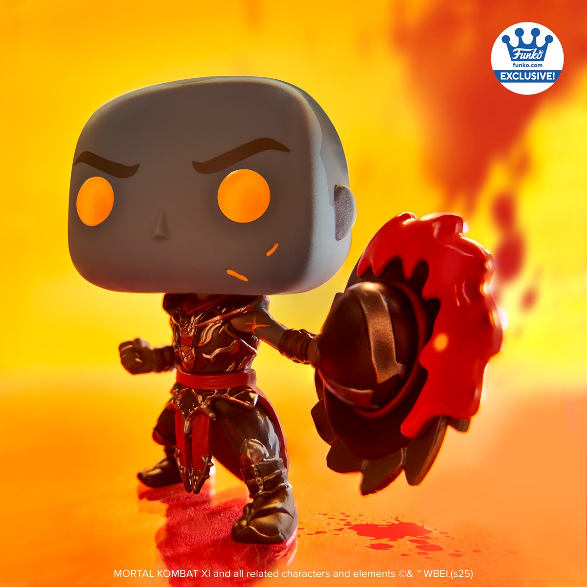 Funko Pop! Games: Mortal Kombat - Kung Lao #1075 Exclusive With Protector