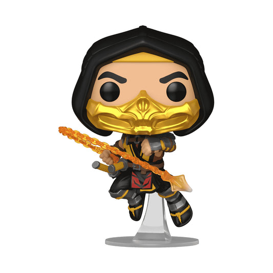 Funko Pop! Mortal Kombat - Scorpion (Mortal Kombat 11) #1072 With Protector